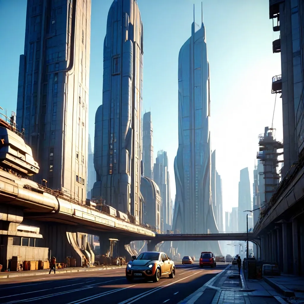 Futuristic Renewal Dawn